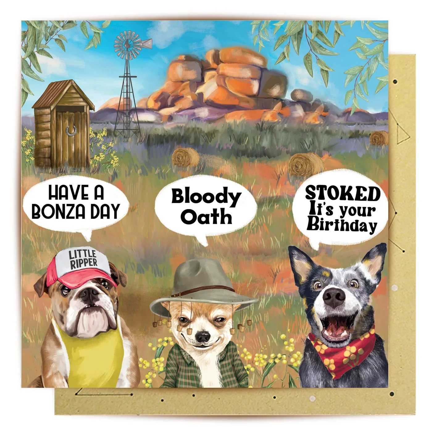 Aussie Slang: Greeting Card
