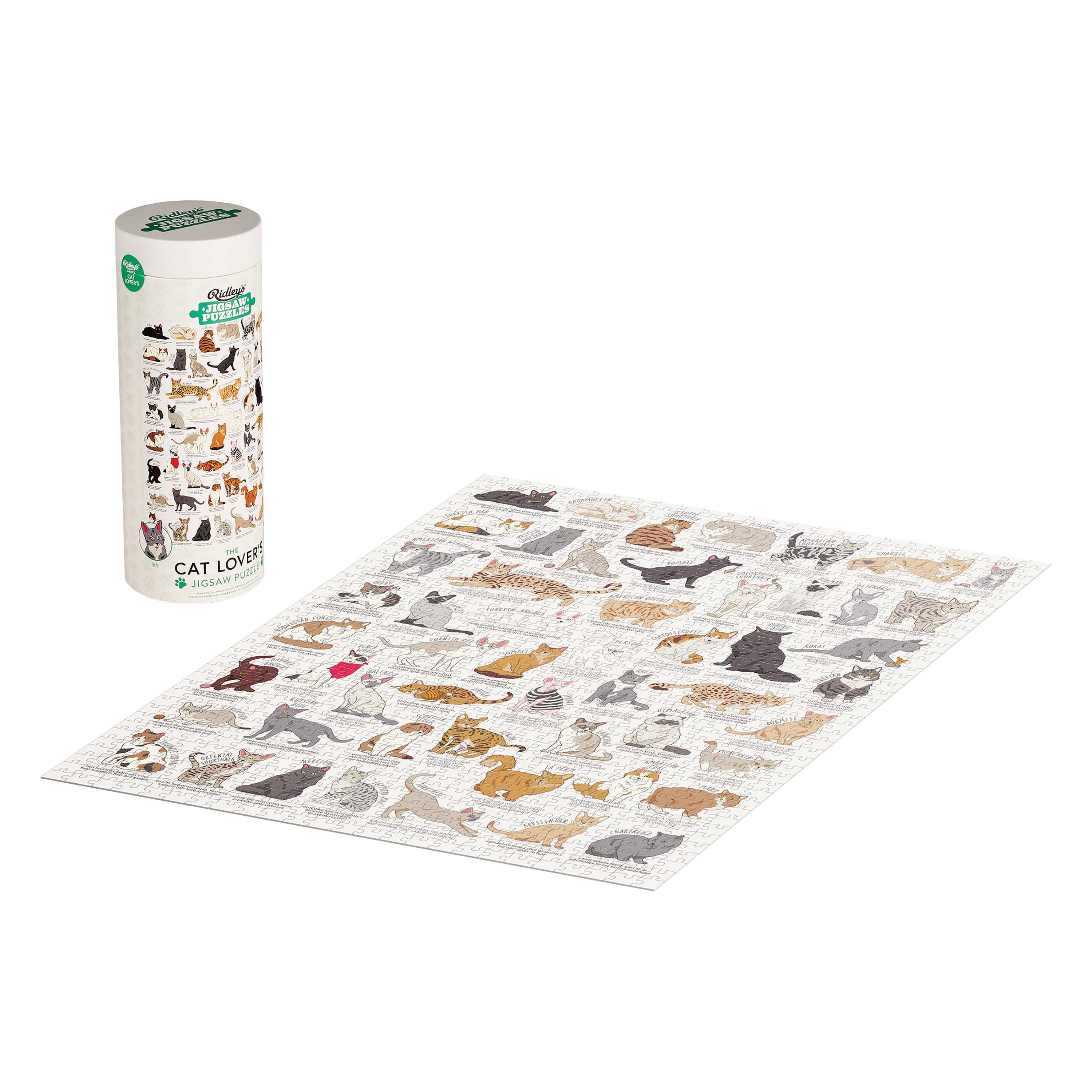 Cat Lovers 1000 Piece Jigsaw Puzzle - Image 3