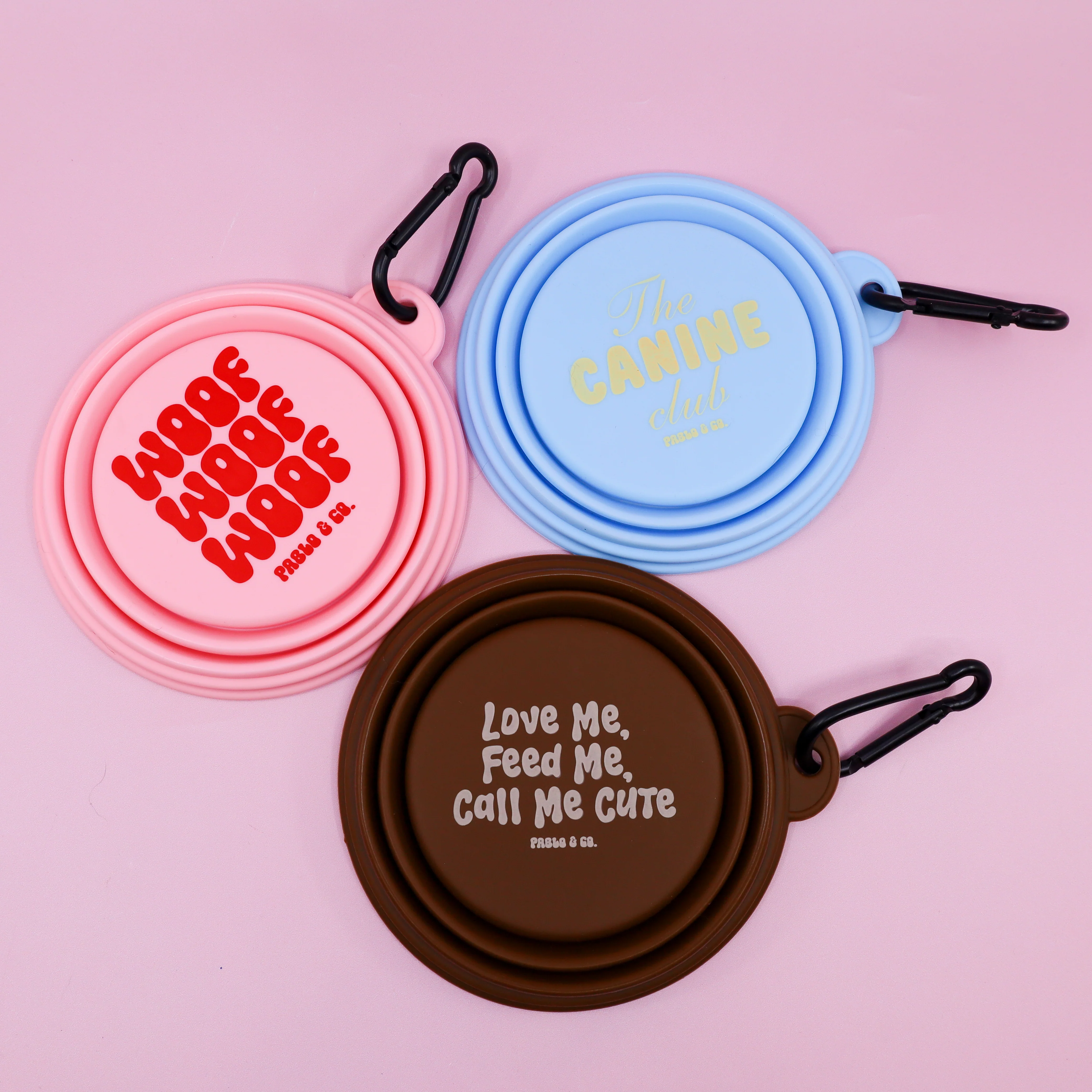 Collapsible Dog Water Bowl - Woof - Image 4