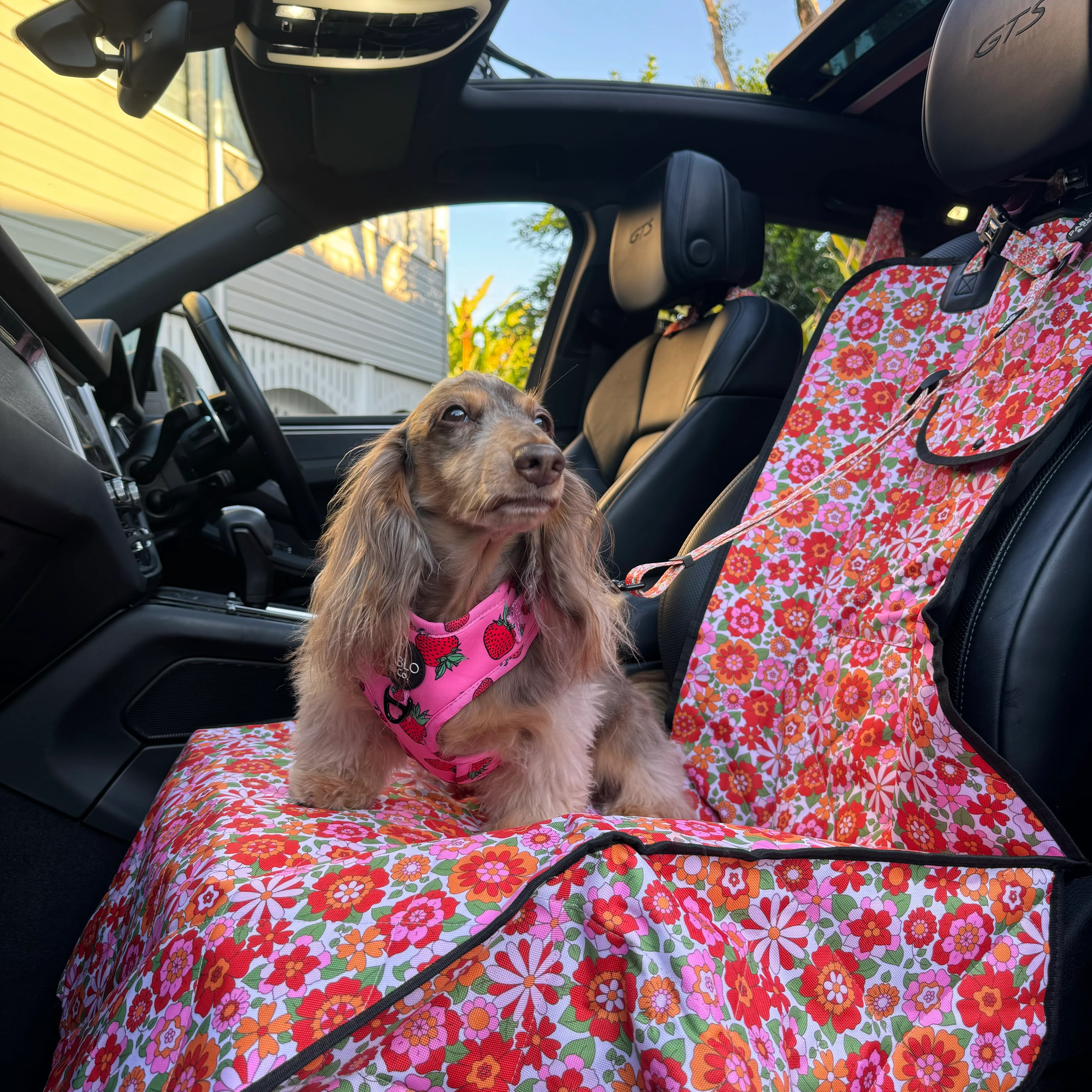 Flowers in the Field: Single Car Seat Cover - Image 3