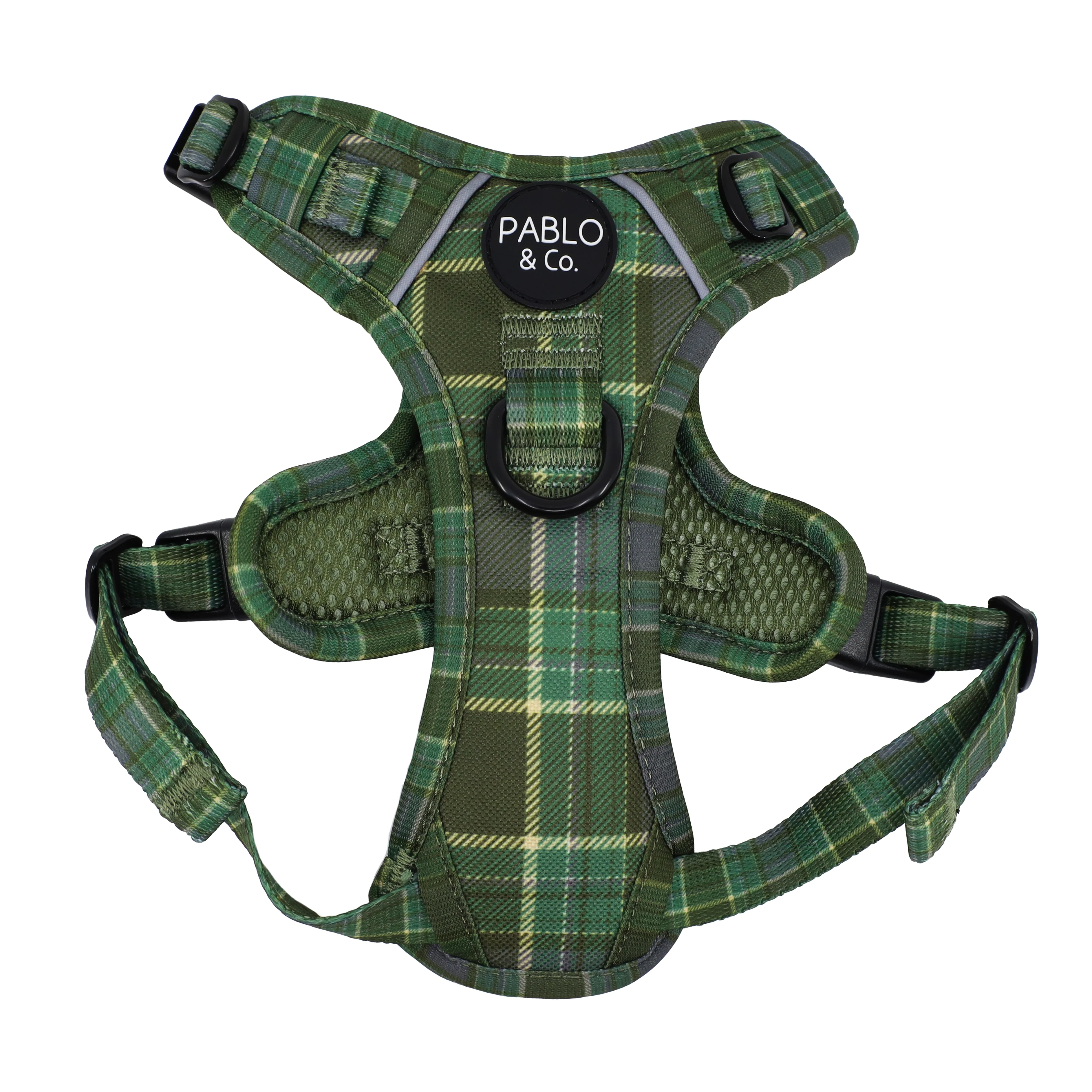 Green Plaid: No Pull Adventure Harness - Image 6