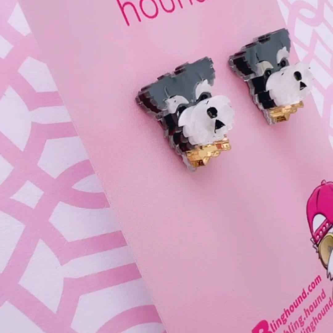 Schnauzer Pet Earrings - Image 4