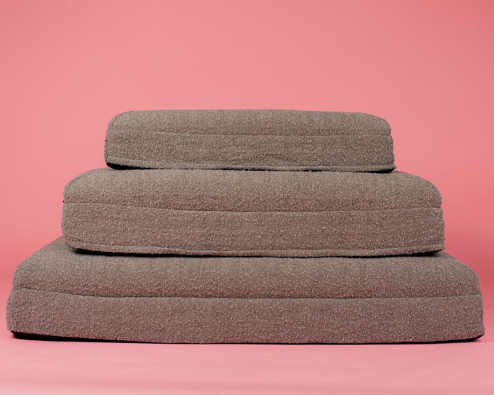 Orthopedic Memory Foam Boucle Dog Bed: Storm - Image 10