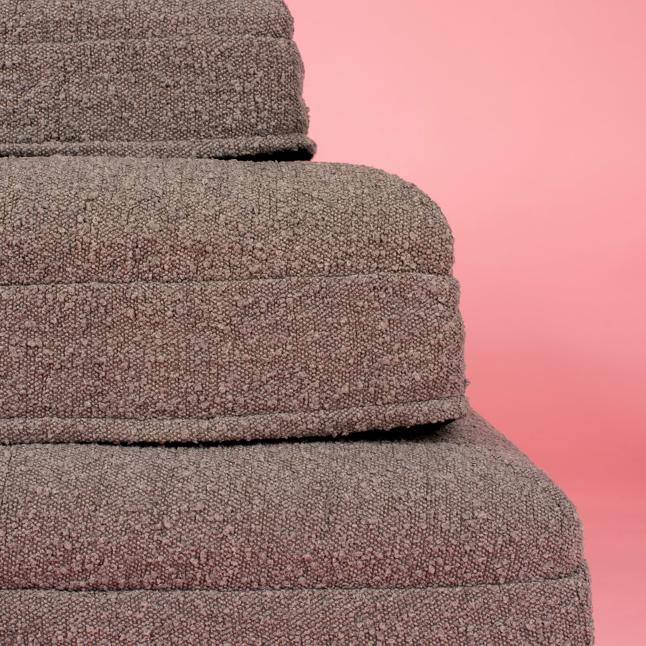 Orthopedic Memory Foam Boucle Dog Bed: Storm - Image 8