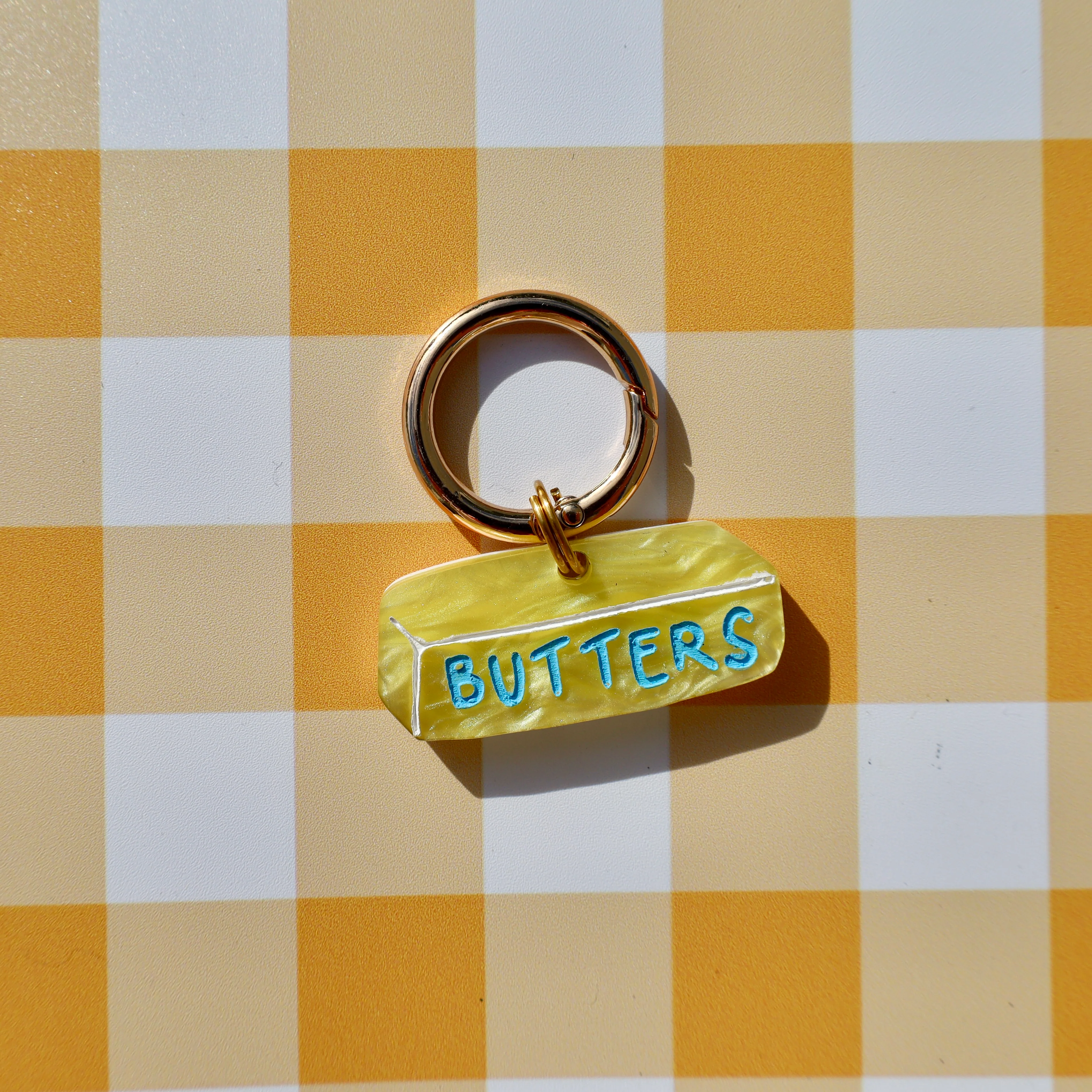 Personalised Pet ID Tag: Butter