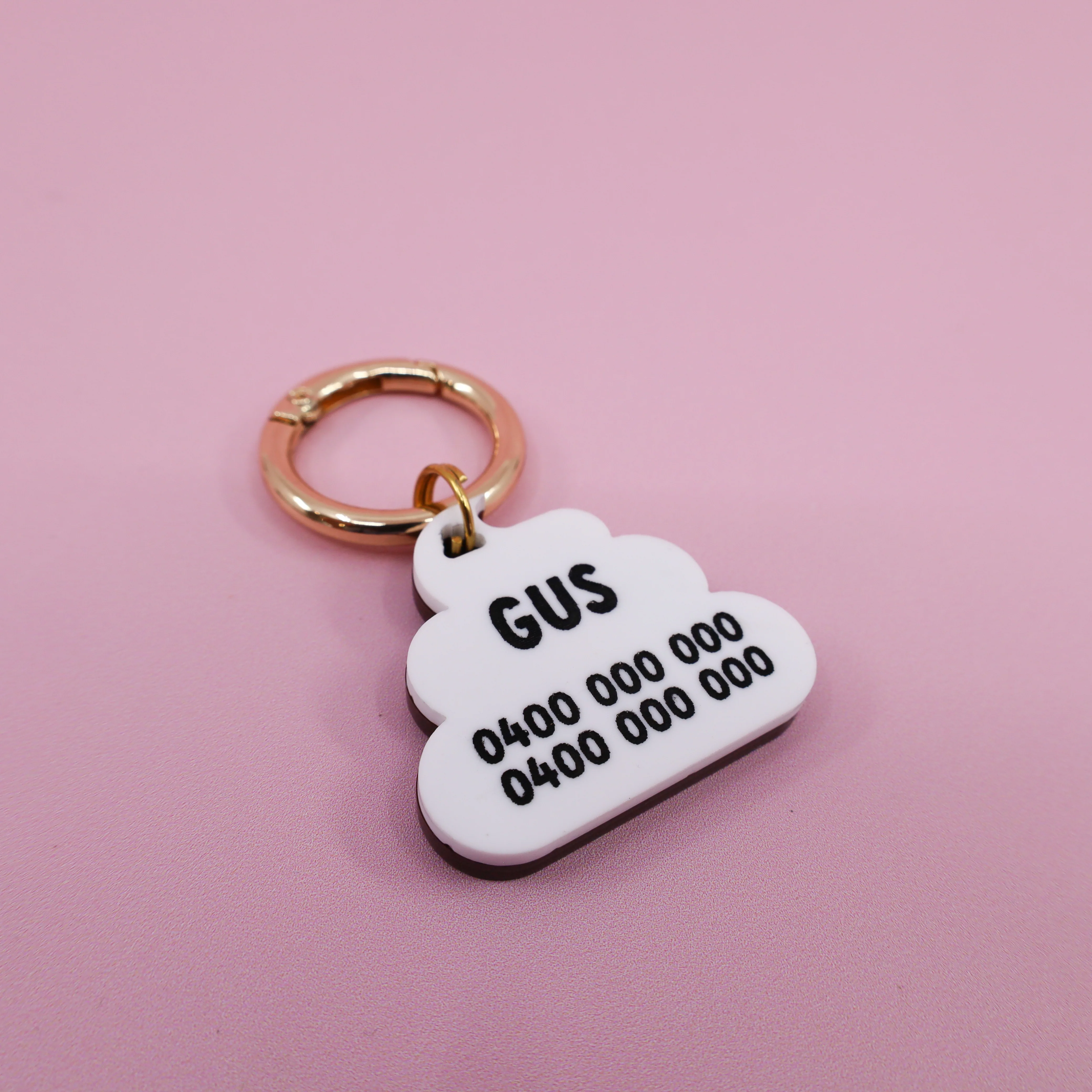Personalised Pet ID Tag: Lil Shit - Image 2
