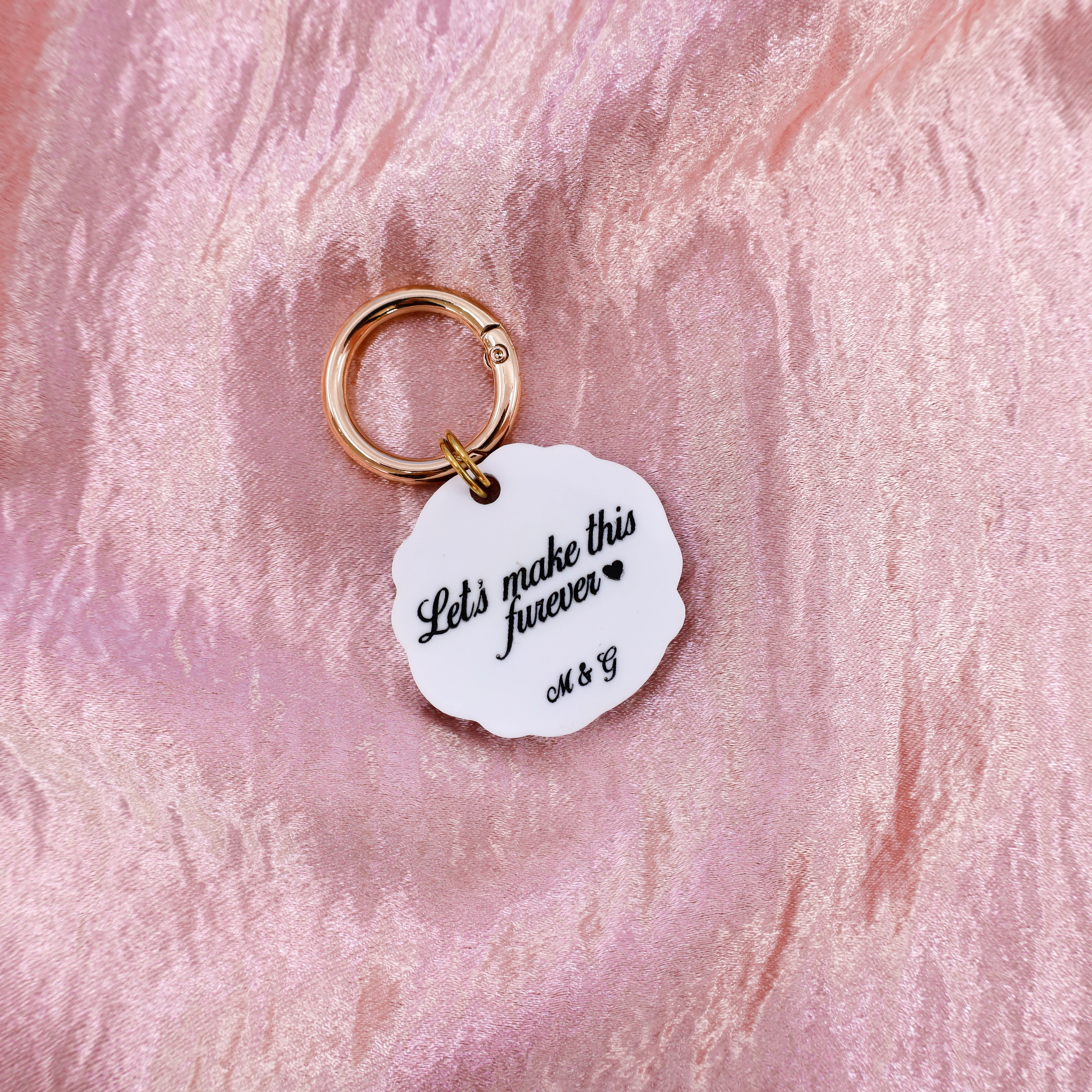 Personalised Pet ID Tag: Marry Me - Image 3