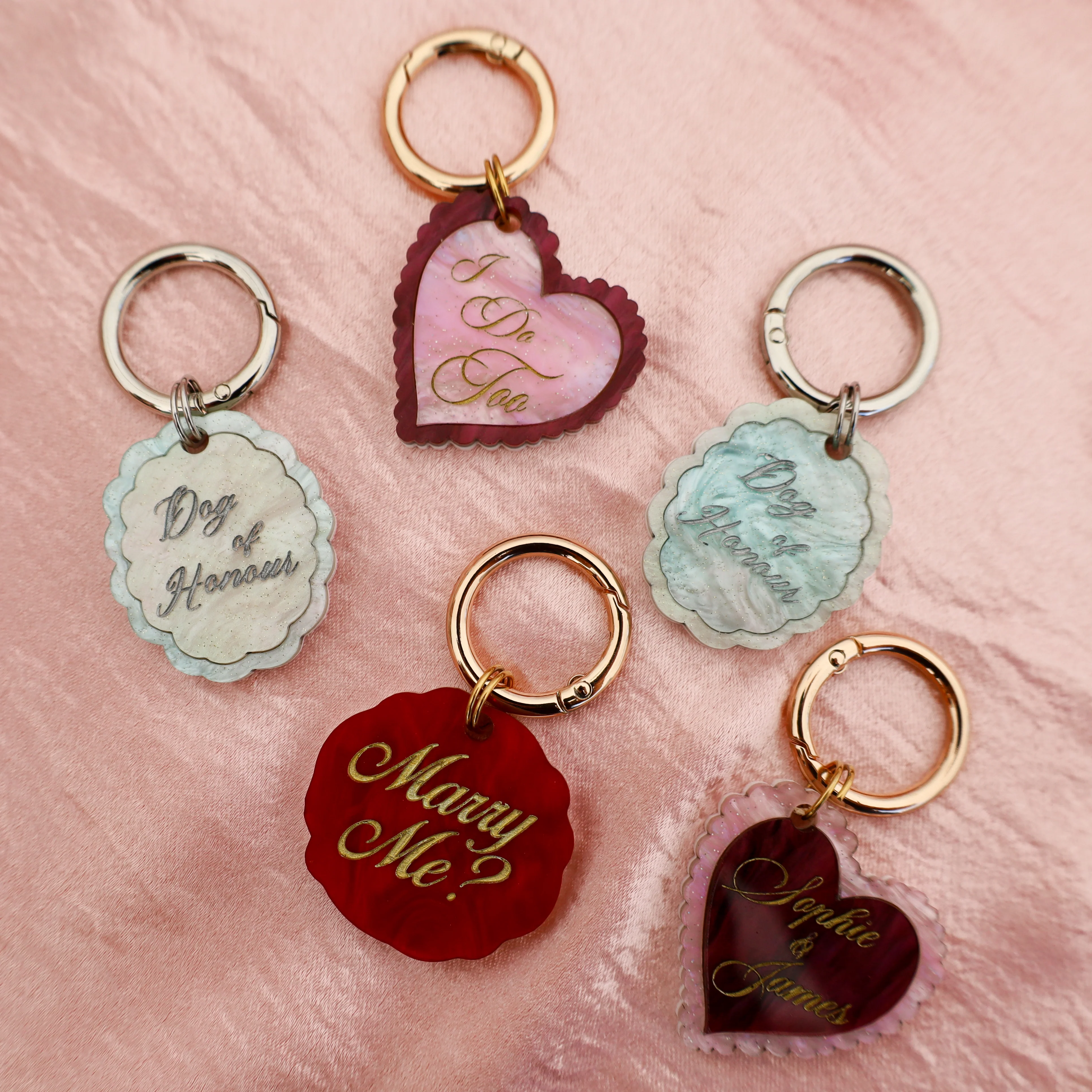 Personalised Pet ID Tag: Marry Me - Image 4