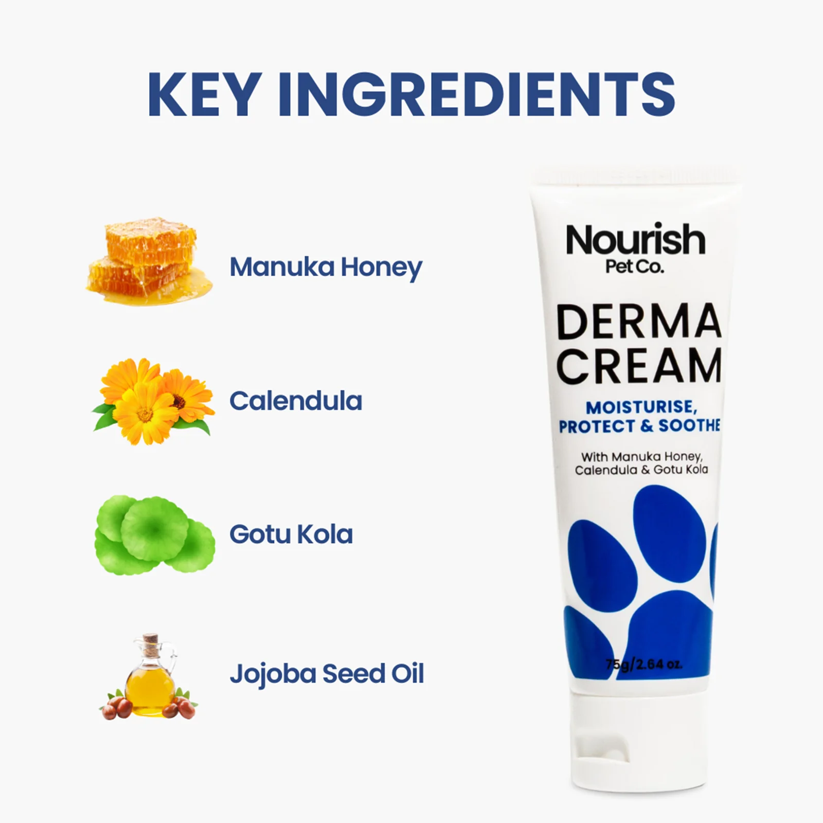 Nourish Pet Co: Derma Cream 75g - Image 3