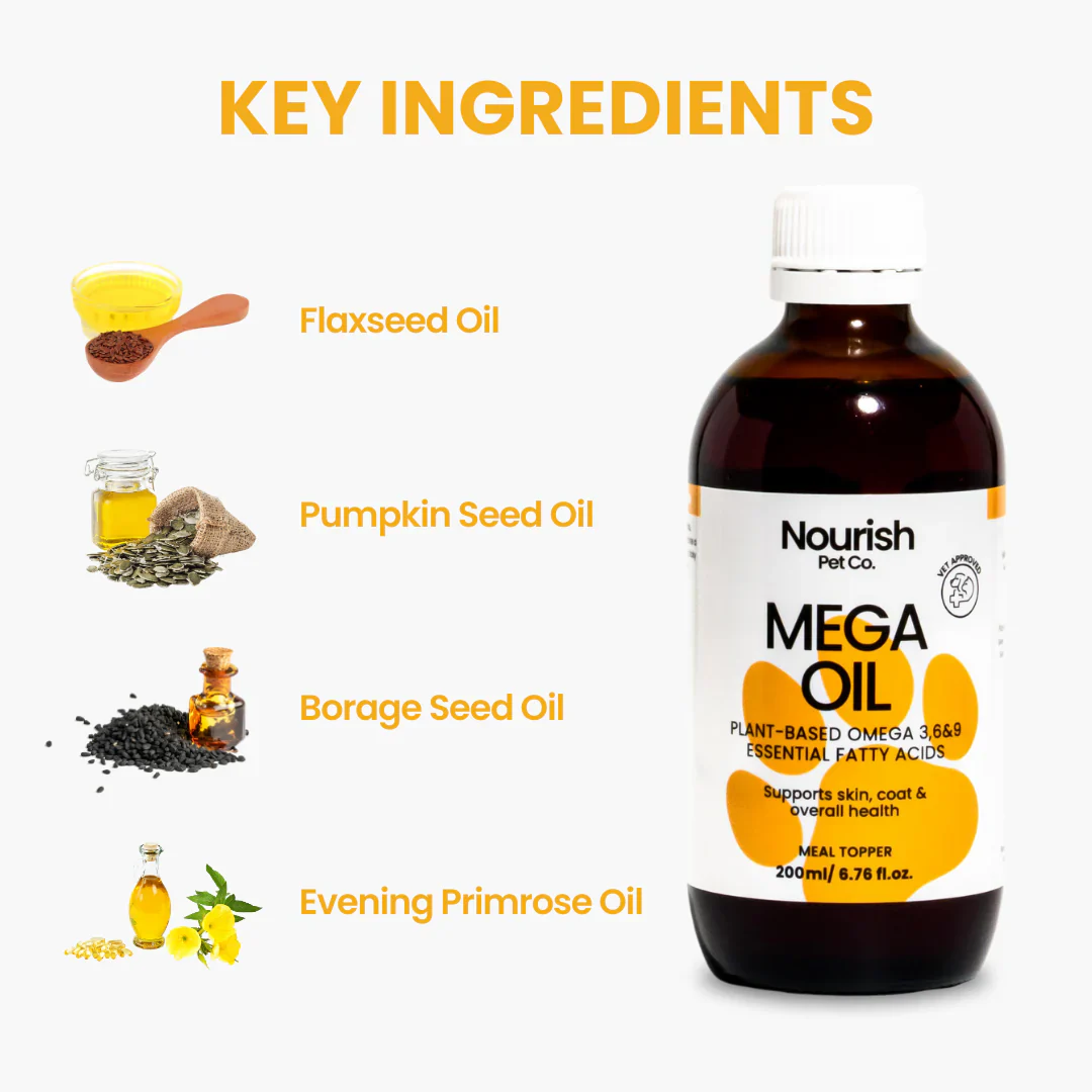 Nourish Pet Company: Mega Oil 200ml - Image 3