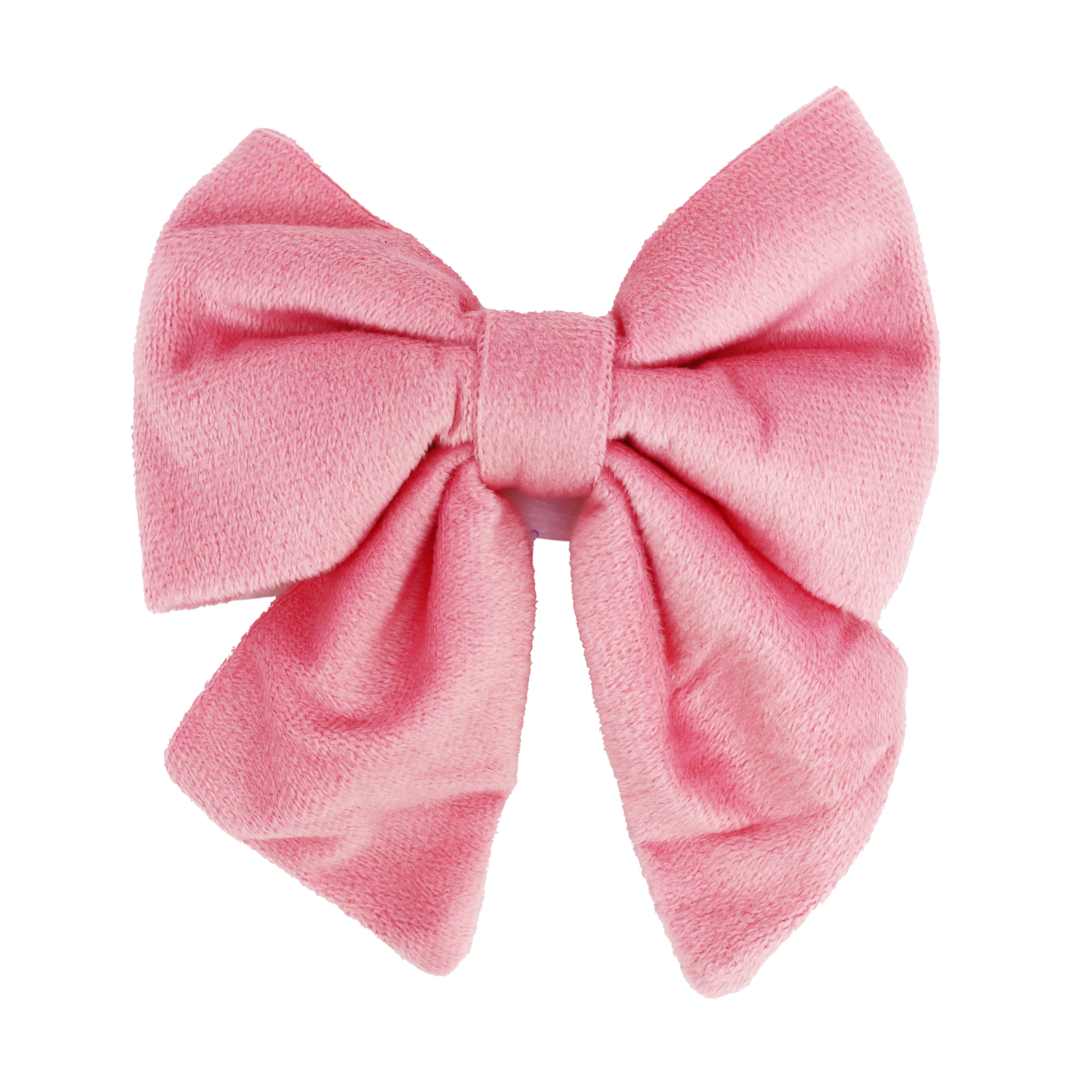 Pink Velvet Sailor Bow Tie - Image 3
